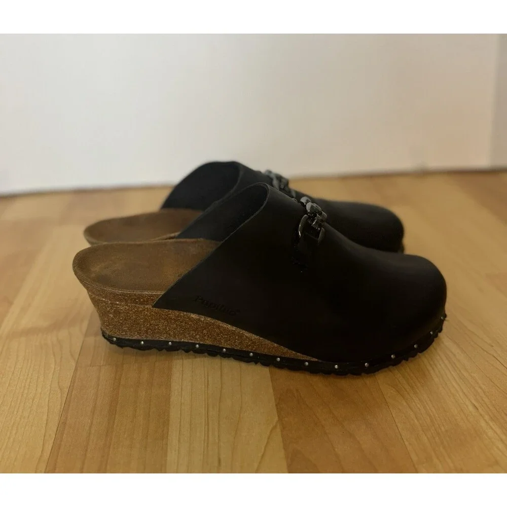 Birkenstock Papillon Women’s Daisy Clog Mule Black Size EU 41/US 10 - Picture 2 of 12